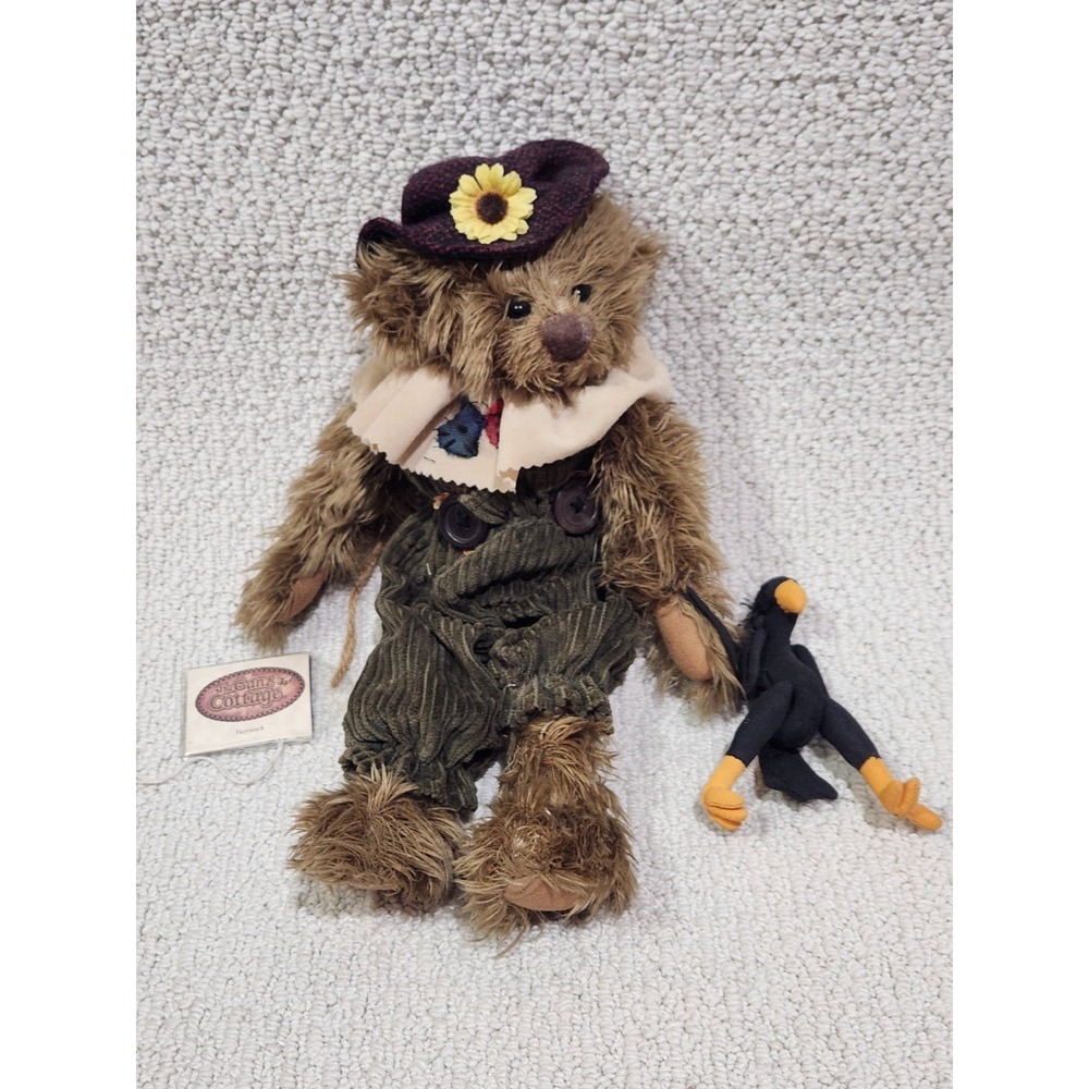 Ganz‎ Cottage Haystack Scarecrow Bear By Lorraine Chien 2003